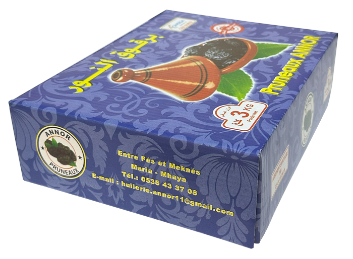 Pruneaux Secs ANNOR Super Géant 3Kg